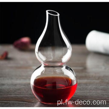 Ręcznie wysadzony tykwa Kształt Wine Decanter